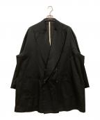 RequaL≡リコール）の古着「OVERSIZE PEAKED LAPEL JACKET」｜ブラック