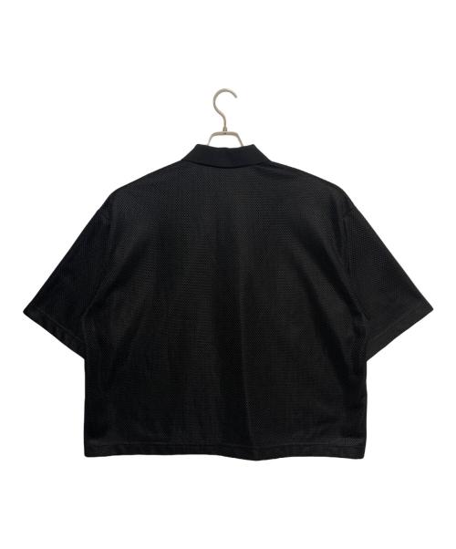 INTODUSK（イントゥダスク）INTODUSK (イントゥダスク) MESH POLO ブラック サイズ:Ｍの古着・服飾アイテム