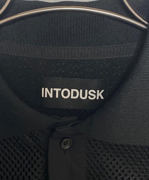 INTODUSK（イントゥダスク）INTODUSK (イントゥダスク) MESH POLO ブラック サイズ:Ｍの古着・服飾アイテム