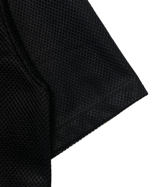 INTODUSK（イントゥダスク）INTODUSK (イントゥダスク) MESH POLO ブラック サイズ:Ｍの古着・服飾アイテム