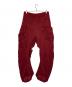 JULIUS (ユリウス) EDGE SEAM GASMASK WIDE CARGO PANTS レッド サイズ:2：42000円