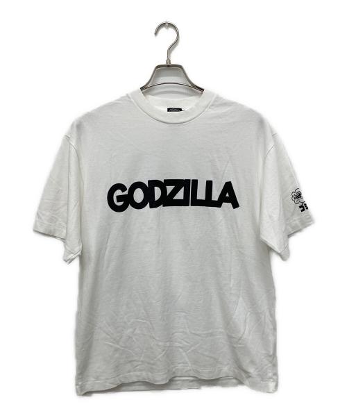 HAZE（ヘイズ）HAZE (ヘイズ) プリントTシャツ ホワイト サイズ:Mの古着・服飾アイテム