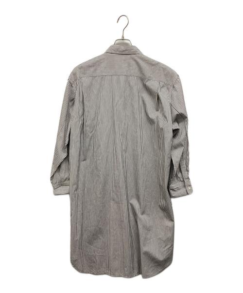 COMME des GARCONS HOMME PLUS（コムデギャルソンオムプリュス）COMME des GARCONS HOMME PLUS (コムデギャルソンオムプリュス) ベロア切替長袖シャツ ブラック サイズ:Lの古着・服飾アイテム