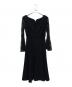 Mame Kurogouchi (マメクロゴウチ) river lace sleeve dress/リバーレーススリーブドレス ブラック サイズ:1：35000円