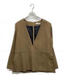 ADORE（アドーア）の古着「クリアツイルブラウス」｜ベージュ