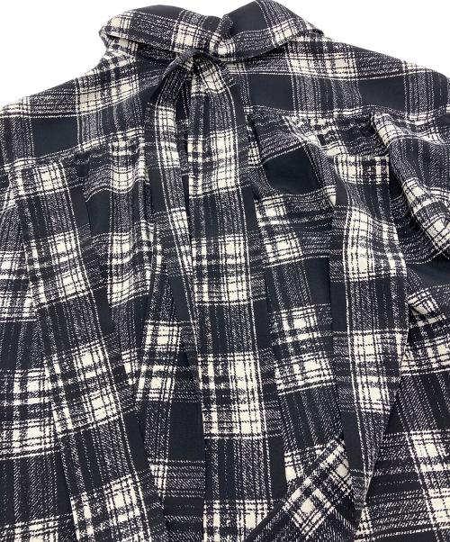 Saint Laurent Paris（サンローランパリ）Saint Laurent Paris (サンローランパリ) チェックシャツ　660889 ブラック サイズ:38の古着・服飾アイテム