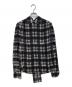 Saint Laurent Paris（サンローランパリ）の古着「チェックシャツ　660889」｜ブラック