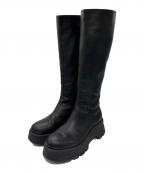 Gianvito Rossiジャンヴィト ロッシ）の古着「サイドジップロングブーツ」｜ブラック