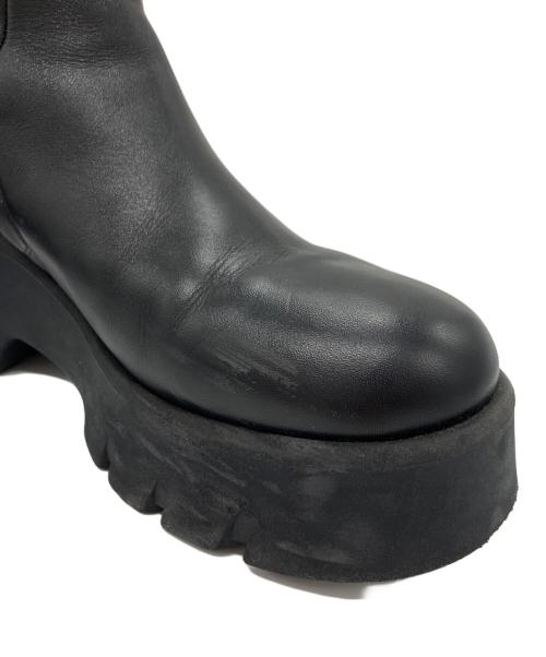 Gianvito Rossi（ジャンヴィト ロッシ）Gianvito Rossi (ジャンヴィト ロッシ) サイドジップロングブーツ ブラック サイズ:36の古着・服飾アイテム