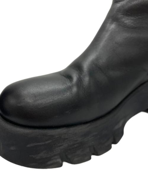 Gianvito Rossi（ジャンヴィト ロッシ）Gianvito Rossi (ジャンヴィト ロッシ) サイドジップロングブーツ ブラック サイズ:36の古着・服飾アイテム