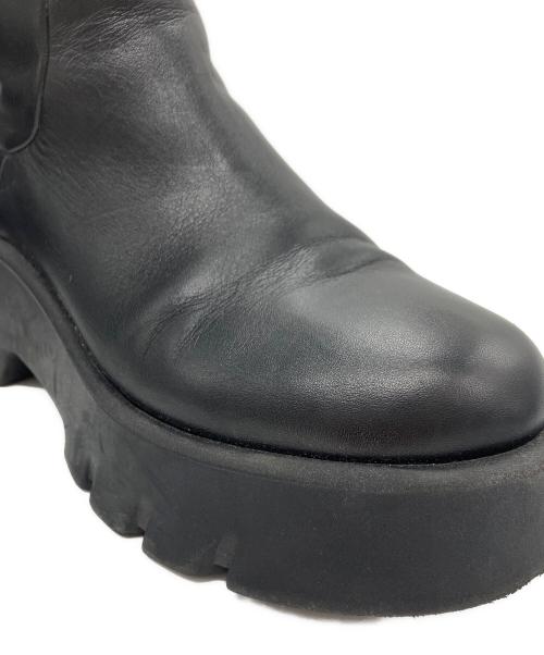 Gianvito Rossi（ジャンヴィト ロッシ）Gianvito Rossi (ジャンヴィト ロッシ) サイドジップロングブーツ ブラック サイズ:36の古着・服飾アイテム