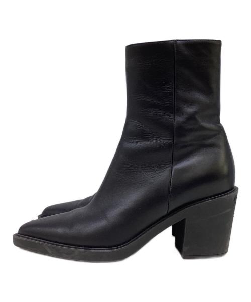 Gianvito Rossi（ジャンヴィト ロッシ）Gianvito Rossi (ジャンヴィト ロッシ) ショートブーツ ブラック サイズ:36　1/2の古着・服飾アイテム