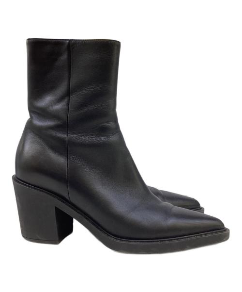 Gianvito Rossi（ジャンヴィト ロッシ）Gianvito Rossi (ジャンヴィト ロッシ) ショートブーツ ブラック サイズ:36　1/2の古着・服飾アイテム
