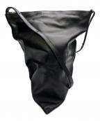 AP STUDIO×GAUCHEREエーピーストゥディオ×ゴシェール）の古着「AP STUDIO×GAUCHERE　ソフトレザーバッグ」｜ブラック