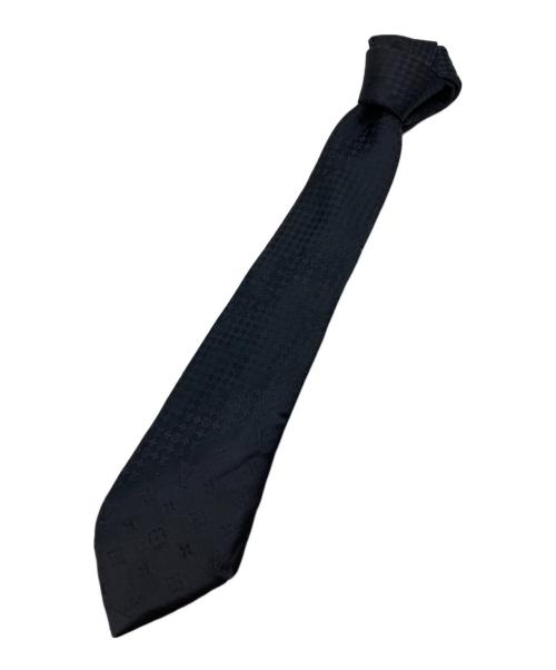 LOUIS VUITTON（ルイ ヴィトン）LOUIS VUITTON (ルイ ヴィトン) モノグラム　ネクタイ グレー サイズ:下記参照の古着・服飾アイテム
