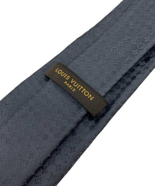LOUIS VUITTON（ルイ ヴィトン）LOUIS VUITTON (ルイ ヴィトン) モノグラム　ネクタイ グレー サイズ:下記参照の古着・服飾アイテム