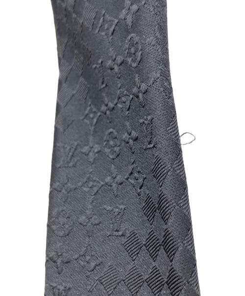 LOUIS VUITTON（ルイ ヴィトン）LOUIS VUITTON (ルイ ヴィトン) モノグラム　ネクタイ グレー サイズ:下記参照の古着・服飾アイテム