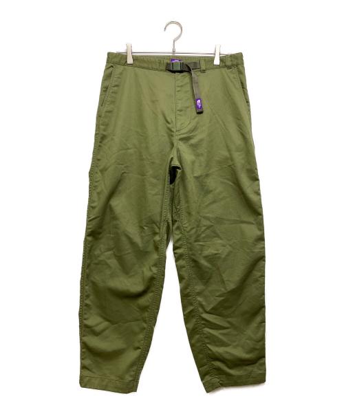 THE NORTHFACE PURPLELABEL（ザ・ノースフェイス パープルレーベル）THE NORTHFACE PURPLELABEL (ザ・ノースフェイス パープルレーベル) COOLMAX Chino Wide Tapered Pants オリーブ サイズ:32の古着・服飾アイテム
