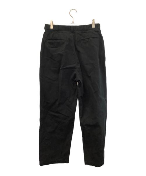 MARKA（マーカ）MARKA (マーカ) オーガニックコットン強撚ギャバ / U.S.アーミーチノトラウザーズ ブラック サイズ:2の古着・服飾アイテム