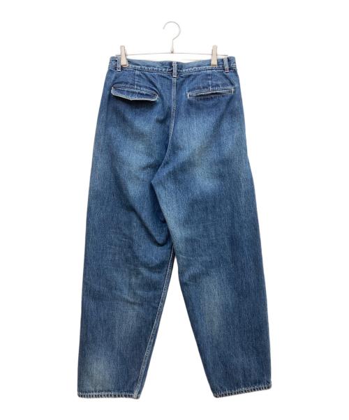 Graphpaper（グラフペーパー）Graphpaper (グラフペーパー) Selvage Denim Two Tuck Tapered Pants インディゴ サイズ:SIZE 1の古着・服飾アイテム