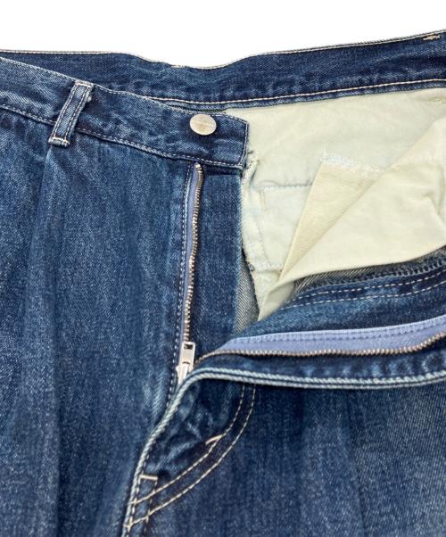 Graphpaper（グラフペーパー）Graphpaper (グラフペーパー) Selvage Denim Two Tuck Tapered Pants インディゴ サイズ:SIZE 1の古着・服飾アイテム