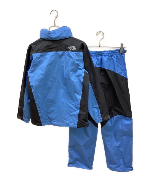 THE NORTH FACE（ザ ノース フェイス）THE NORTH FACE (ザ ノース フェイス) RAINTEX PLASMAセットアップ ブルー×ブラック サイズ:Sの古着・服飾アイテム