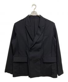 sacai（サカイ）の古着「Chalk Stripe Jacket」｜ブラック