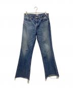 INSCRIREアンスクリア）の古着「フレアデニム 002 Flare Denim」｜インディゴ