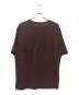 AURALEE (オーラリー) 24SS SUPER SOFT WOOL JERSEY TEE ブラウン サイズ:5：15000円