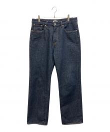 AURALEE（オーラリー）の古着「HARD TWIST DENIM 5P PANTS」｜インディゴ