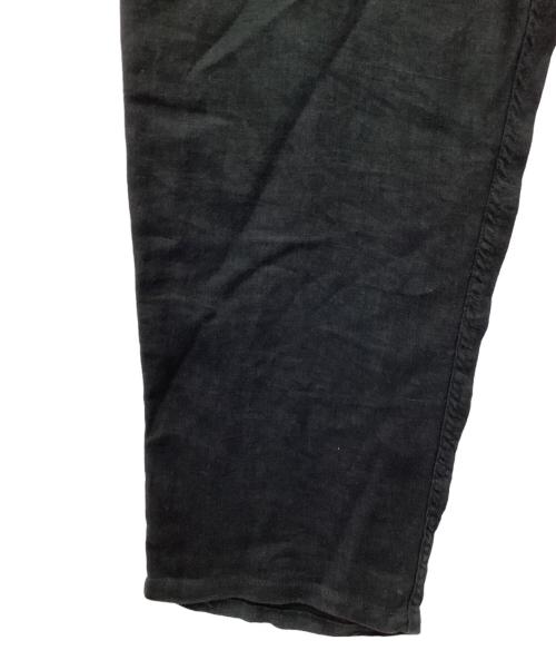 AUBERGE（オーベルジュ）AUBERGE (オーベルジュ) Brilla per il gusto (ブリッラ ペル イルグースト) BEAMS (ビームス) リネン フレンチ チノ ブラック サイズ:SIZE 44の古着・服飾アイテム
