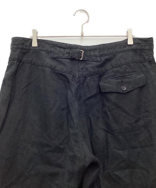 AUBERGE（オーベルジュ）AUBERGE (オーベルジュ) Brilla per il gusto (ブリッラ ペル イルグースト) BEAMS (ビームス) リネン フレンチ チノ ブラック サイズ:SIZE 44の古着・服飾アイテム