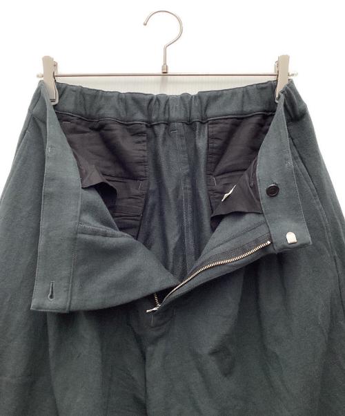 KANEMASA PHIL.（カネマサフィル）KANEMASA PHIL. (カネマサフィル) 36G Wool Easy Trousers イージーパンツ ブラック サイズ:SIZE Lの古着・服飾アイテム