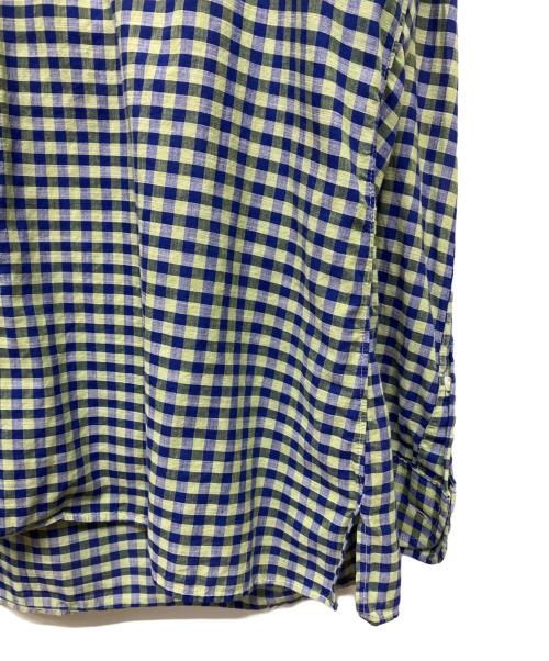 INDIVIDUALIZED SHIRTS（インディビジュアライズドシャツ）INDIVIDUALIZED SHIRTS (インディビジュアライズドシャツ) MOJITO (モヒート) ABSHINTH SHIRT ブルー サイズ:XLの古着・服飾アイテム