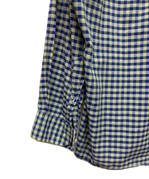 INDIVIDUALIZED SHIRTS（インディビジュアライズドシャツ）INDIVIDUALIZED SHIRTS (インディビジュアライズドシャツ) MOJITO (モヒート) ABSHINTH SHIRT ブルー サイズ:XLの古着・服飾アイテム