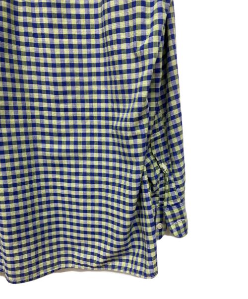 INDIVIDUALIZED SHIRTS（インディビジュアライズドシャツ）INDIVIDUALIZED SHIRTS (インディビジュアライズドシャツ) MOJITO (モヒート) ABSHINTH SHIRT ブルー サイズ:XLの古着・服飾アイテム