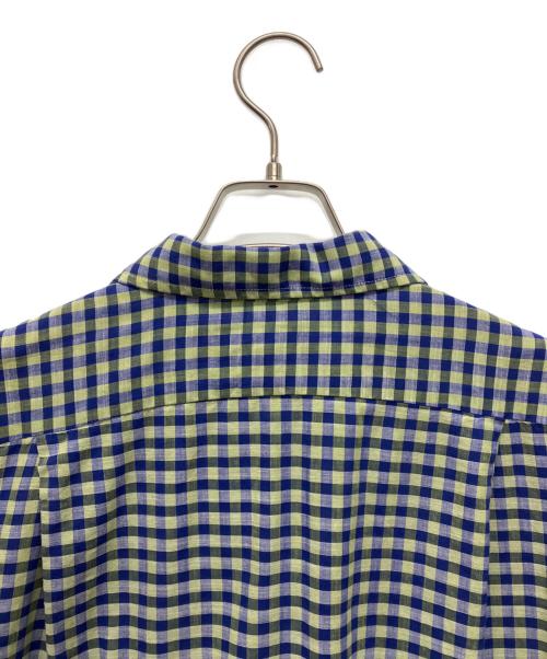 INDIVIDUALIZED SHIRTS（インディビジュアライズドシャツ）INDIVIDUALIZED SHIRTS (インディビジュアライズドシャツ) MOJITO (モヒート) ABSHINTH SHIRT ブルー サイズ:XLの古着・服飾アイテム