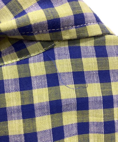 INDIVIDUALIZED SHIRTS（インディビジュアライズドシャツ）INDIVIDUALIZED SHIRTS (インディビジュアライズドシャツ) MOJITO (モヒート) ABSHINTH SHIRT ブルー サイズ:XLの古着・服飾アイテム