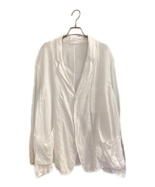 COMOLI（コモリ）COMOLI (コモリ) リネンWクロス ジャケット ホワイト サイズ:3の古着・服飾アイテム