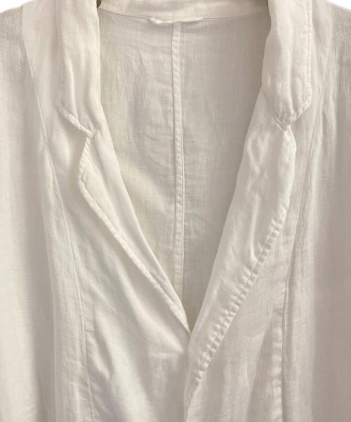 COMOLI（コモリ）COMOLI (コモリ) リネンWクロス ジャケット ホワイト サイズ:3の古着・服飾アイテム