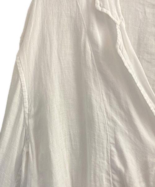 COMOLI（コモリ）COMOLI (コモリ) リネンWクロス ジャケット ホワイト サイズ:3の古着・服飾アイテム