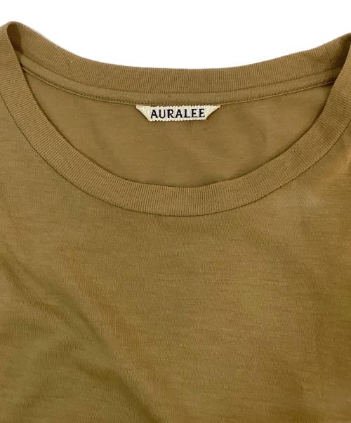 AURALEE（オーラリー）AURALEE (オーラリー) Super Soft Wool Jersey Tee ブラウン サイズ:5の古着・服飾アイテム