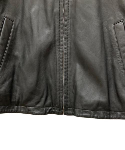 POLO RALPH LAUREN（ポロ・ラルフローレン）POLO RALPH LAUREN (ポロ・ラルフローレン) レザースイングトップ ブラック サイズ:Sの古着・服飾アイテム
