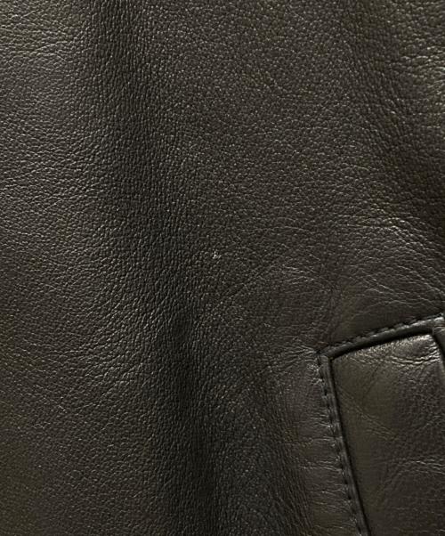 POLO RALPH LAUREN（ポロ・ラルフローレン）POLO RALPH LAUREN (ポロ・ラルフローレン) レザースイングトップ ブラック サイズ:Sの古着・服飾アイテム