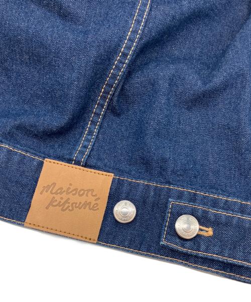 maison kitsune（メゾンキツネ）MAISON KITSUNE (メゾンキツネ) トラッカー ジャケット インディゴ サイズ:L 未使用品の古着・服飾アイテム