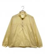 AURALEEオーラリー）の古着「LIGHT NYLON HALF ZIP P/O」｜ベージュ