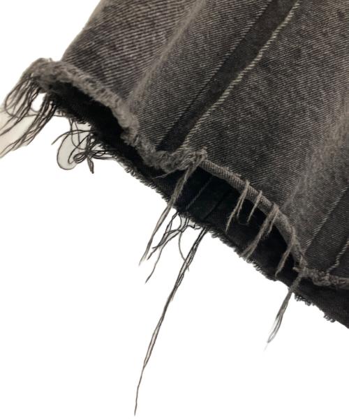 MAISON SPECIAL（メゾンスペシャル）MAISON SPECIAL (メゾンスペシャル) Pleated Denim Skirt ブラック サイズ:36の古着・服飾アイテム