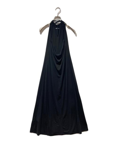 IMMUNE（イミューン）IMMUNE (イミューン) halter neck dressワンピース ブラック サイズ:ＦＲＥＥの古着・服飾アイテム