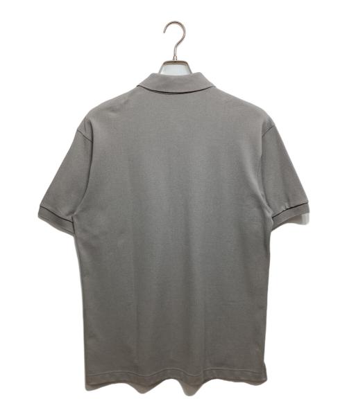 LACOSTE（ラコステ）LACOSTE (ラコステ) JOURNAL STANDARD (ジャーナルスタンダード) 別注ヘビーピケポロシャツ グレー サイズ:Mの古着・服飾アイテム