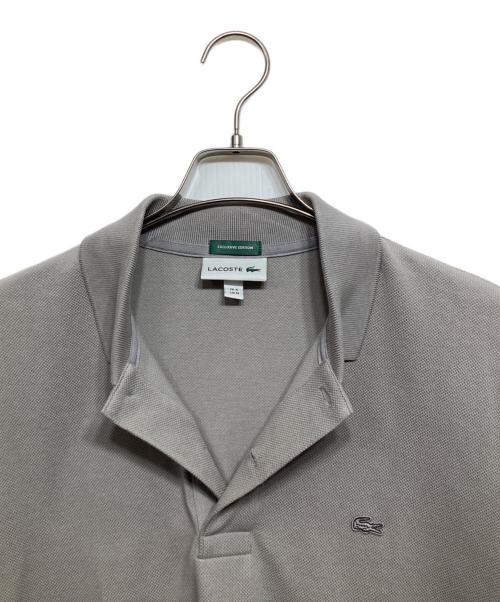 LACOSTE（ラコステ）LACOSTE (ラコステ) JOURNAL STANDARD (ジャーナルスタンダード) 別注ヘビーピケポロシャツ グレー サイズ:Mの古着・服飾アイテム